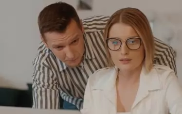  С Мария Сотирова в сериала "Аз и моите жени"