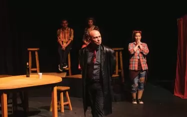  Екзекуторът на Инквизицията - актьорът Атанас Палюшев.