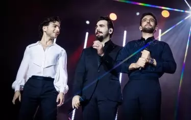 Джанлука Джинобле, Иняцио Боскето и Пиеро Бароне (от ляво на дясно).