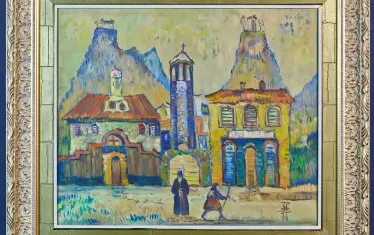  Из изложбата "Пловдивски живописци". Златю Бояджиев, "Асеновград".