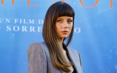  Актрисата по време на римската премиера на филма през октомври.