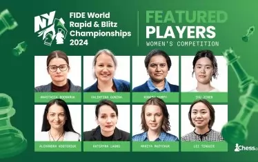 При дамите се открояват Анастасия Боднарук, Валентина Гунина, Хумпи Конеру, Джу Дзинар, Александра Костенюк, Катерина Лахно, Мария Музичук и Лей Тиндзие.