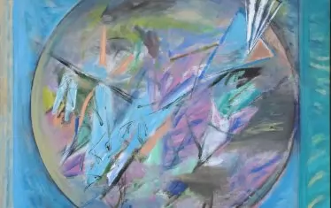  Багрите в живописта на Капричев са богато нюансирани, нанесени със смели мазки.