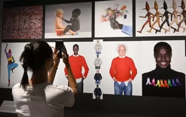  От изложбата в Милано през 2022-ра.