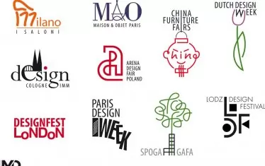  Някои от графичните марки, създадени от Вилиам Китанов.