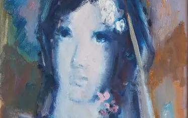  "Мома" ("Женска глава в синьо"), 80-те годии на ХХ век.