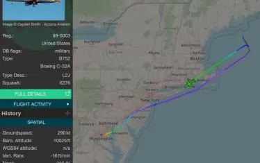  Самолетът на Марко Рубио аварира малко след излитането от авиобазата „Андрюс“