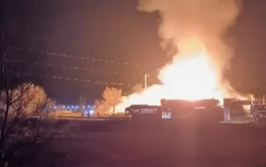 Голям пожар в София между "Илиянци" и "Требич"
