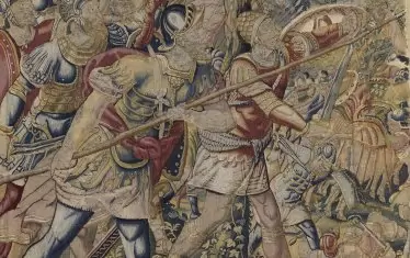  Серия „Римляните и сабините“: „Битката между римляните и сабините“, втора половина на XVI в.