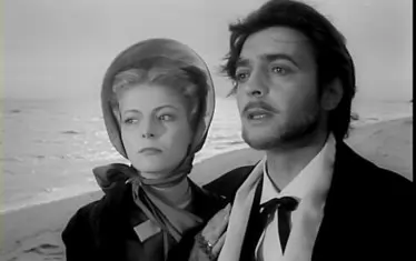 Младият актьор като Инсаров във филма "В навечерието" (1959).