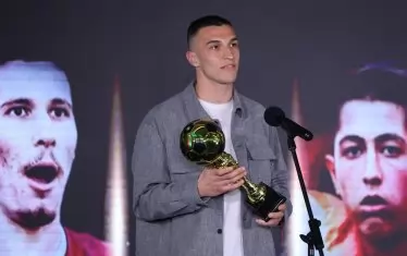 Вратарят Пламен Андреев, който вече е във "Фейенорд", получи наградата "Най-прогресиращ млад играч".