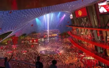 Под шатрата на новия стадион ще има площад, двойно по-голям от "Трафалгар".