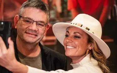 С режисьора на "В областта на сърцето" - Димитър Коцев-Шошо.