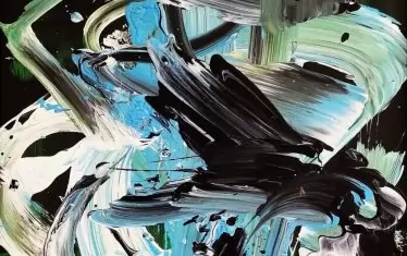   Цветните абстракции на Пити за познати в много страни.