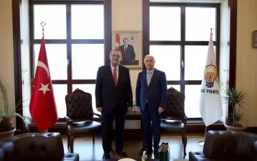 Джевдет Чакъров с първия зам.-председател на ПСР Ефкан Аля.