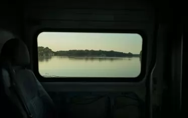 Карамазов е работил в продъжение на година на о. Персин на Дунава срещу град Белене.