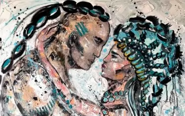 Етно полъх в картините...