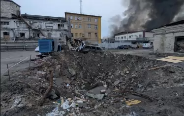 Руснаците удариха Киев в деня на траур