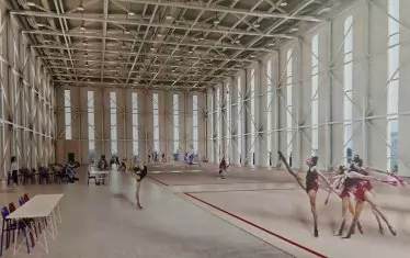 Оборудването ще отговоря на всички изискванията на FIG за провеждане на тренировки и състезания.