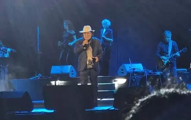   Момент от концерта.