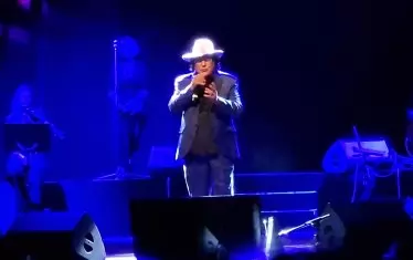   Момент от концерта.