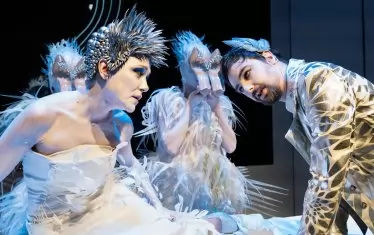 Оберон и Титания: Георги Гоцин и Койна Русева.