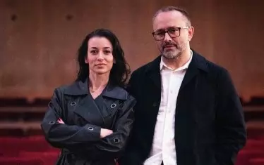 Теодора с Андрей Звягинцев в София.