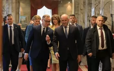 Полският президент се срещна с Радев в София
