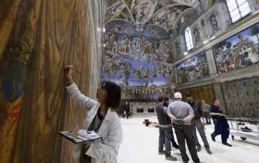  Подготовка на Сикстинската капела за конклава