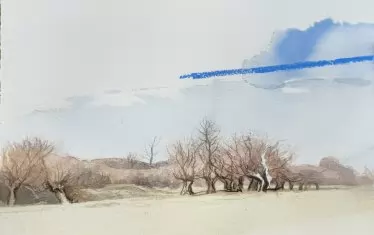 Акварел на Станислав Памукчиев