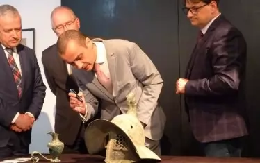 Върнат на България шлем е оценен на €3 млн. (СНИМКИ)