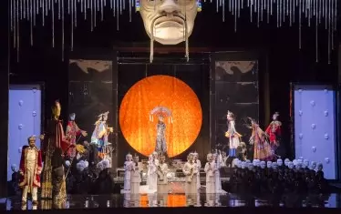  Операта с кукли "Турандот" - съвместна продукция с Държавния куклен театър - Стара Загора.