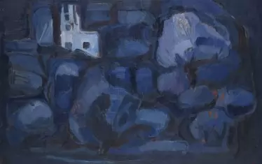  "Пейзаж в синьо", около 1982. 