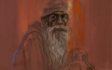  Десислава Минчева, "Варанаси 1", обикновен индийски мъдрец... 