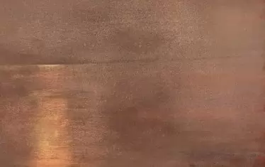  "Варанаси 2" с виртуозно изобразена светлина над водите на вечната река.