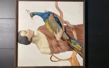 Георги Попов-Джон, "Жена с паун".