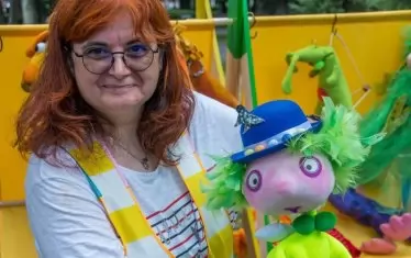 Създателката на "Театроскоп" Мария Банова.