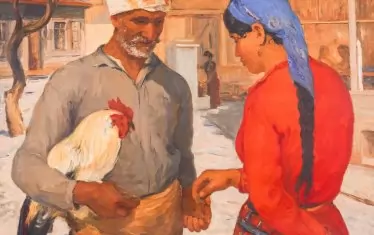  "Пазарът в Котел", Димо Николов