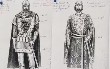  Проекти за костюмите на Цар Калоян от Гендони