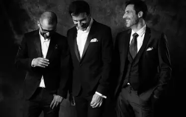 Джаз триото JP3 - Живко Петров (пиано), Димитър Карамфилов (контрабас) и Димитър Семов (ударни). 