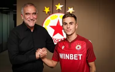 Спортният директор на ЦСКА Пауло Нога представи и новопривлечения албанец Кевин Додай.