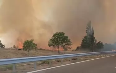 Пожарът в района на Костинброд е овладян