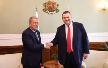 Делян Пеевски с турския депутат Хулуси Акар.