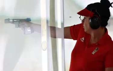 Антоанета Костадинова бе запозната със стрелковия център в Шатору още от олимпийските игри в Париж през м.г.