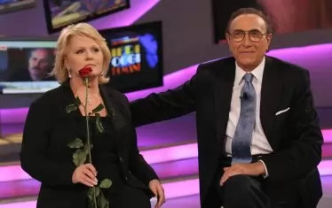  Митичният телевизионер с втората си съпруга - звездното сопрано Катя Ричарели.