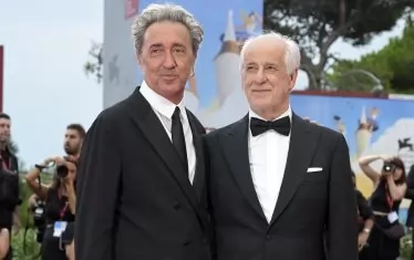  Паоло Сорентино и Тони Сервило, който играе в много от филмите му