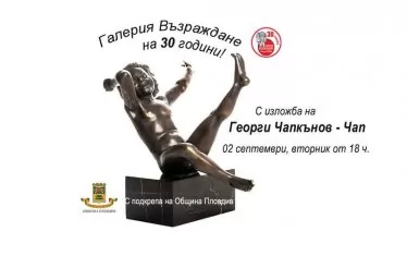  Пластиката "Детска радост" е на плаката за събитието.