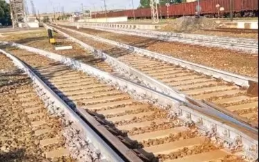 Релсите край Карнобат