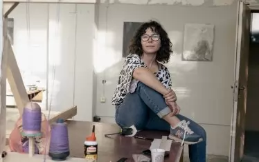 Гергана Лазарова-Рънкъл е един от младите творци-резиденти на Центъра