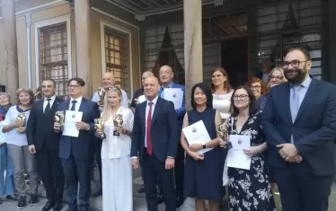 Акад. Владимир Зарев получи наградата "Христо Г. Данов"